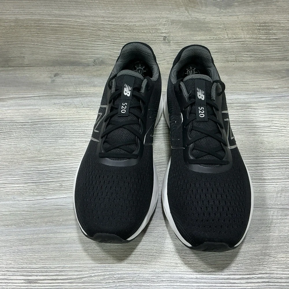 New Balance 520v8 Shoes Men's 13 D Black White Athletic Running Walking Sneakers
